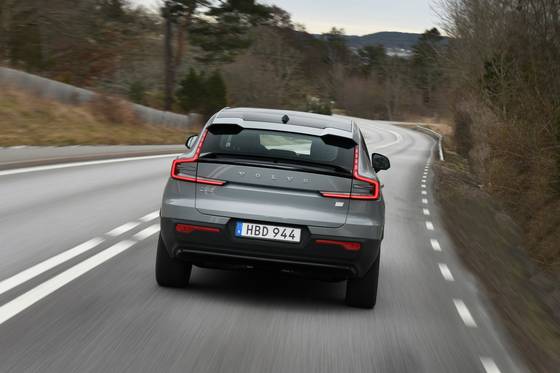 The rear of the Volvo C40 Recharge [VOLVO CAR KOREA]