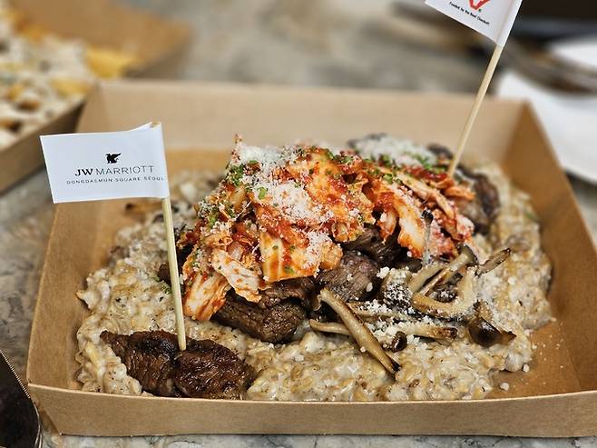 와인 앤 버스커 메뉴.