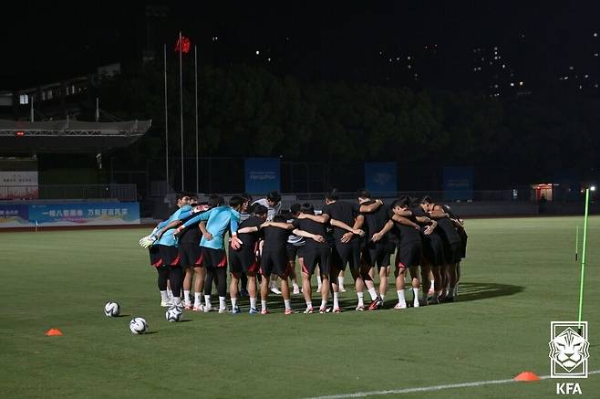 ▲ 황선홍호의 목표는 금메달이다. 다른 것은 생각하지 않는다. ⓒ대한축구협회