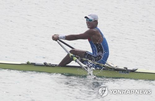 2018 자카르타·팔렘방 아시안게임 당시 김동용 [연합뉴스 자료사진. 재판매 및 DB금지]