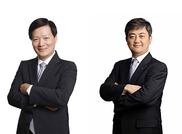 (왼쪽부터) 박주형 신임 신세계 대표이사, 한채양 신임 이마트 대표이사. 신세계그룹