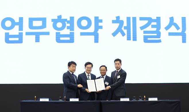 환경산업 신기술을 한눈에 볼 수 있는 '2023년 경기환경산업전(Eco Fair Korea)'이 20일부터 수원컨벤션센터에서 개막했다. / 사진제공=경기도