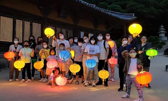 세계유산 활용사업 '그리운 부석사 야간기행'행사 모습(영주시 제공)