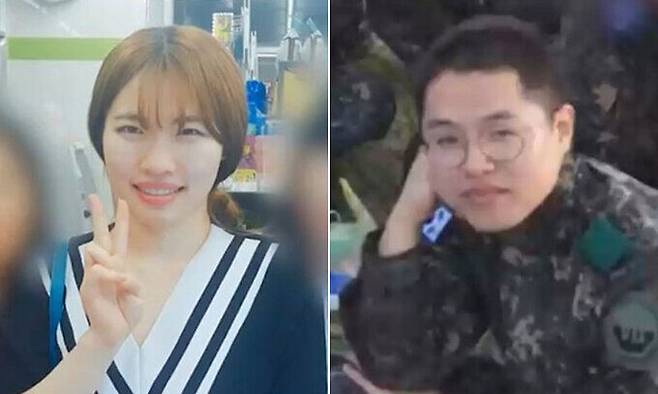 지난 2021년 스스로 목숨을 끊은 고 김은지 교사(왼쪽)와 고 이영승 교사. MBC 뉴스 데스크 캡처