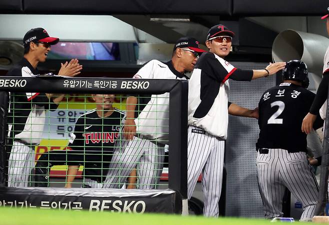 ▲ LG 더그아웃 ⓒ연합뉴스