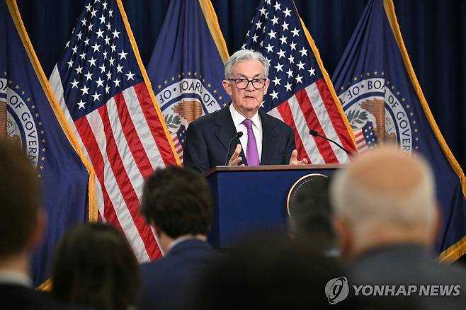 9월 FOMC 결과 설명하는 제롬 파월 미 연방준비제도 의장 (AFP.연합뉴스)