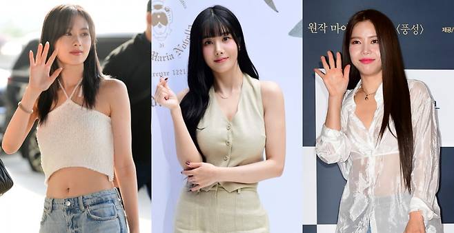 사나, 권은비, 솔라./텐아시아 DB