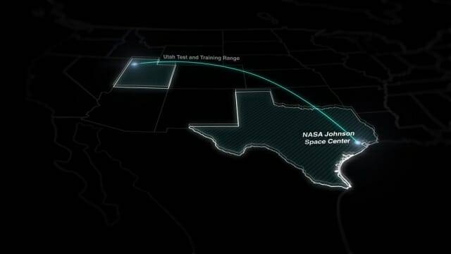 베누 샘플은 미 텍사스주 휴스턴에 있는 존슨 우주센터로 옮겨진다.(출처=NASA)