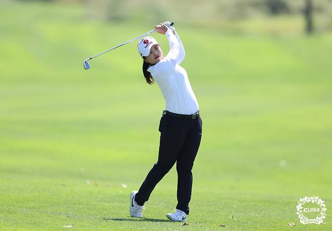 최혜진의 아이언샷. [KLPGA 제공. 재판매 및 DB 금지]