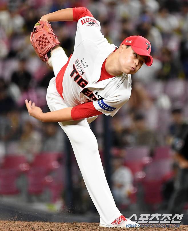 2023 KBO리그 KIA 타이거즈와 KT 위즈의 경기가 22일 광주기아챔피언스필드에서 열렸다. KIA 최지민이 역투하고 있다. 광주=박재만 기자pjm@sportschosun.com/2023.09.22/