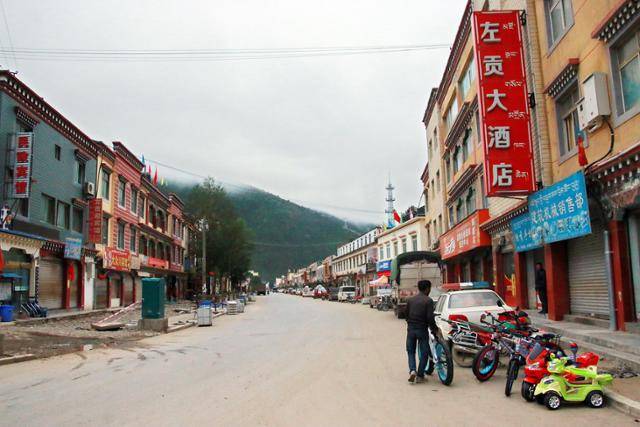쭤궁현 시내 풍경. ⓒ최종명