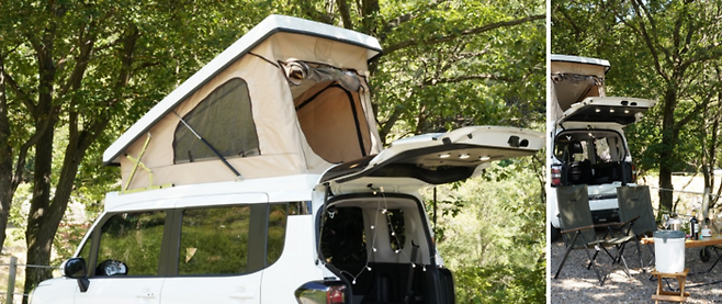 레이 캠핑카로 즐기는 차크닉 / 사진=구소정 여행+기자