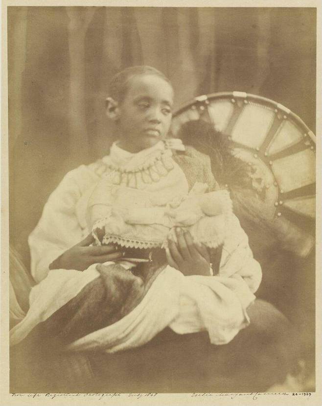 에티오피아 알레마예후 왕자 [영국 V&A 웹사이트 캡처. 재판매 및 DB 금지]