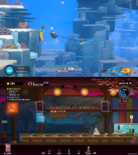 '데이브 더 다이버' 플레이 장면 [데이브 더 다이버 캡처]