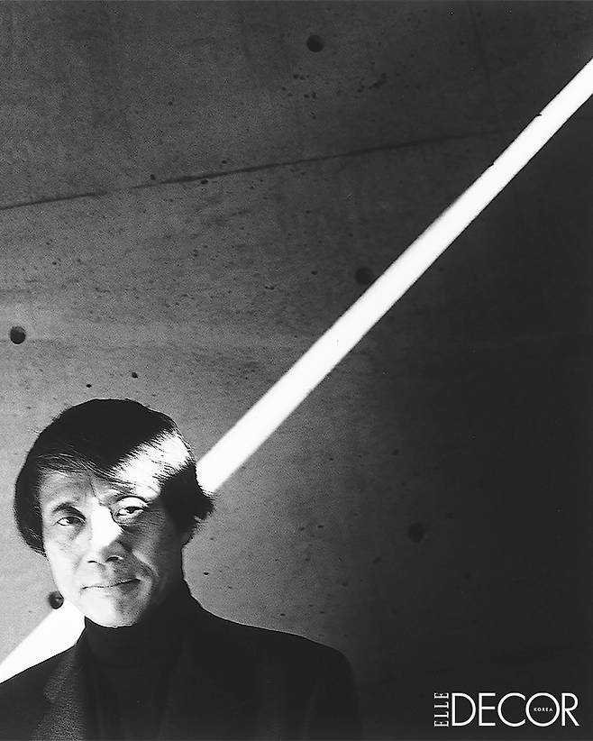 안도 타다오의 포트레이트와 스케치, 일러스트레이션들.