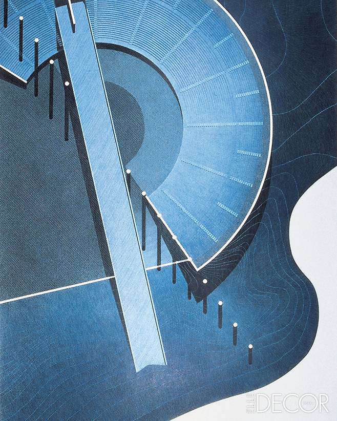 안도 타다오의 포트레이트와 스케치, 일러스트레이션들.