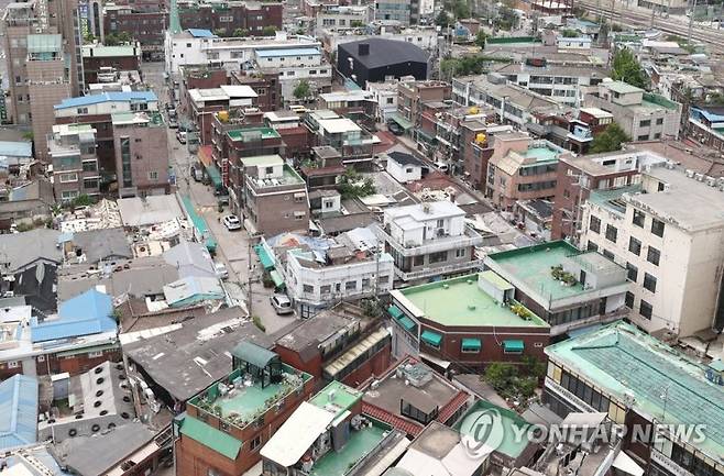 서울의 한 빌라촌 전경. 사진=연합뉴스