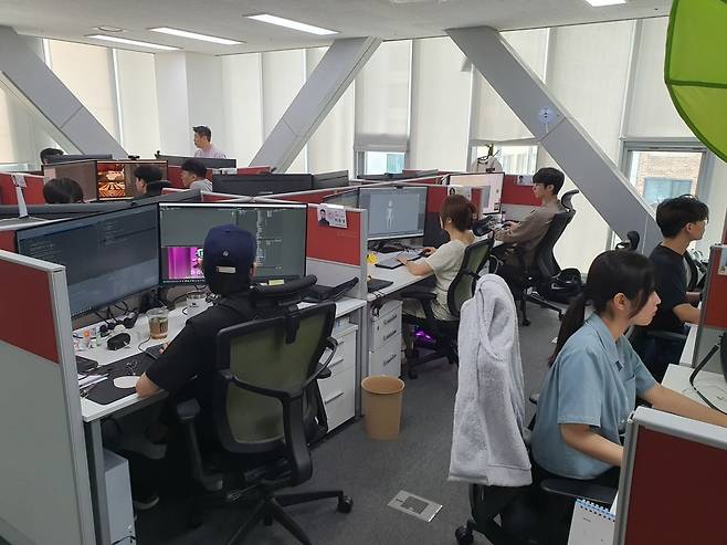 알서포트 XR(확장현실)팀에서 메타버스 기반의 커뮤니케이션 플랫폼을 개발 중에 있다. 윤현주 기자