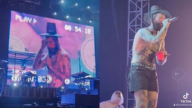 /사진=가수 포스트 말론 인스타그램