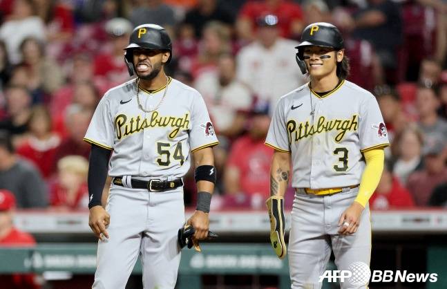 배지환(오른쪽)./AFPBBNews=뉴스1