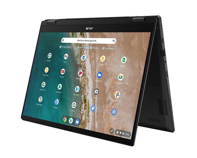 '텐트 모드'를 이용하면 제품을 세워두고 콘텐츠 감상이 가능 / 출처=에이수스