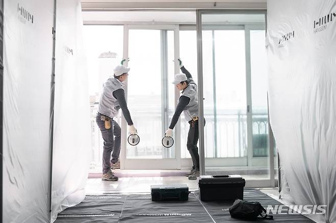 [서울=뉴시스] 한샘 '리모델링 직시공 시스템'. (사진=뉴시스 DB). photo@newsis.com