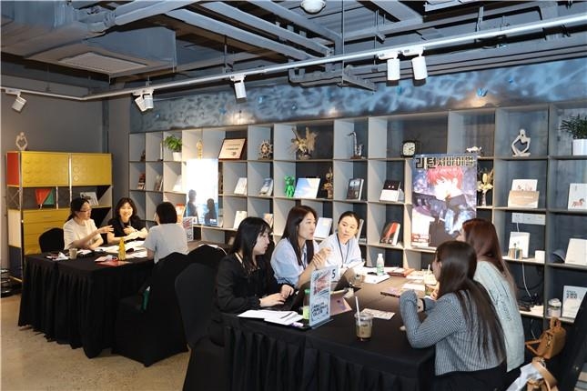 18∼20일 중국 베이징에서 열린 '2023 K-스토리&코믹스 인 차이나' 현장 모습 [한국콘텐츠진흥원 제공]