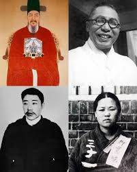 우리 영웅들은 상당수 정상적인 삶 대신 불행한 최후를 맞는다. (왼쪽 상단부터 시계방향으로) 충무공 이순신 장군, 백범 김구 선생, 유관순 열사, 안중근 의사 / 출처 : 독립기념관 홈페이지