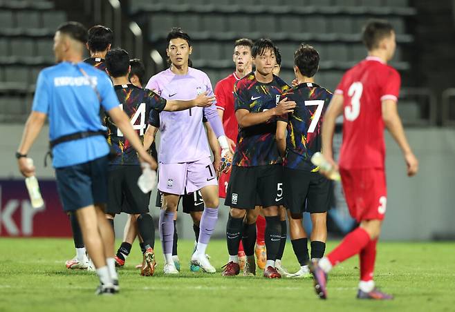 ▲ 황선홍호는 지난 9일 키르기스스탄을 1-0으로 이긴 기억을 갖고 있다. ⓒ연합뉴스