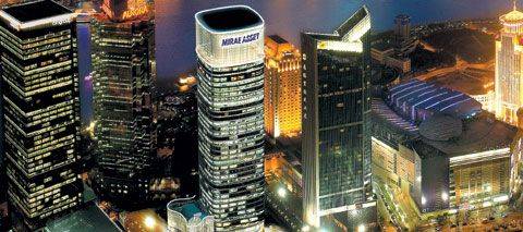 중국 상하이에 위치한 미래에셋 타워 전경./미래에셋자산운용 제공