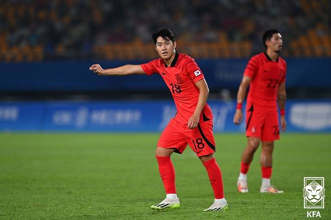 이강인(아시안게임 대표팀). 대한축구협회 제공