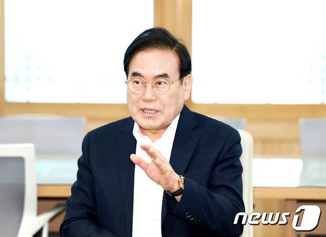 서거석 전북교육감이 교권보호에 대해 이야기하고 있다.(전북교육청 제공)/뉴스1