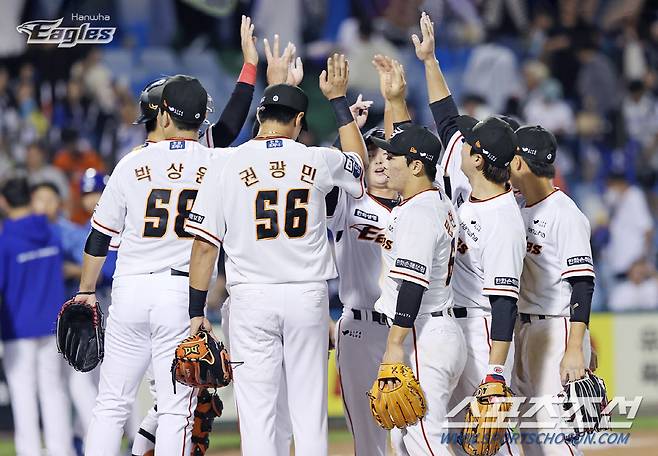 더블헤더 1차전을 내준 한화는 문현빈을 결승타로 4대0 승리를 올렸다. 사진제공=한화 이글스