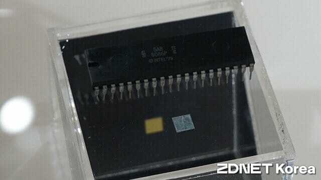 인텔 첫 16비트 CPU인 8086 프로세서. (사진=지디넷코리아)