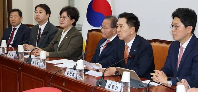 ▲국민의힘 지도부 사진 : 연합뉴스