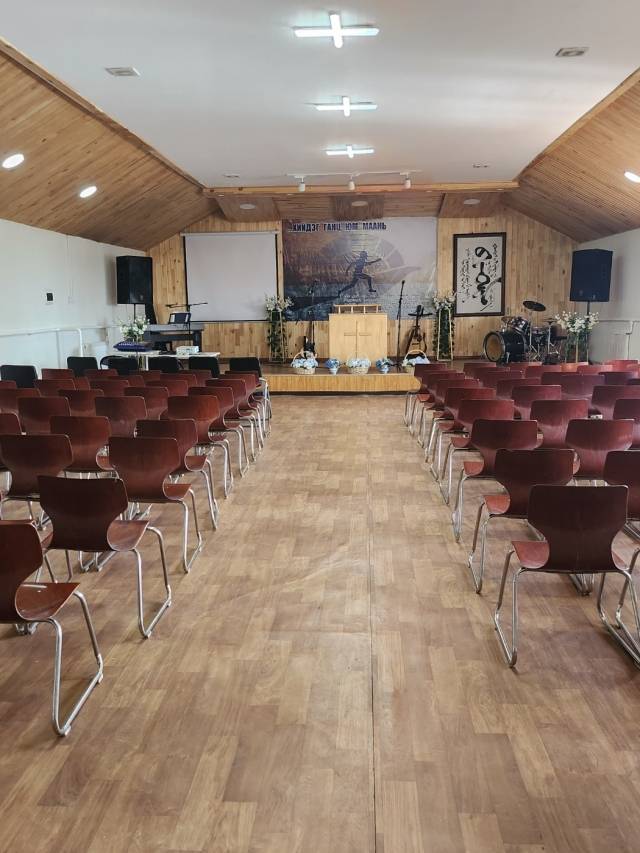 몽골 베텔센터 내 예배실.