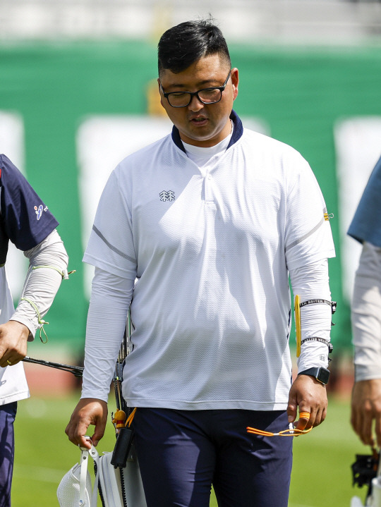 한국의 김우진. 뉴시스