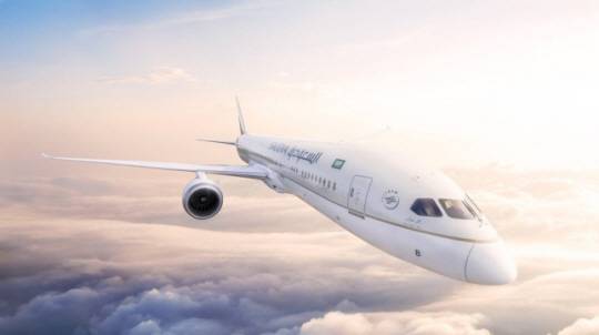 사우디아항공 B787 드림라이너 항공기. 사우디아항공 제공