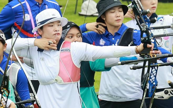 ▲대한민국 양궁 여자 리커브 대표팀 강채영 사진 : 연합뉴스