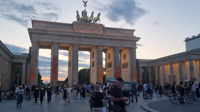 지난달 17일, 독일 브란덴부르크 문
