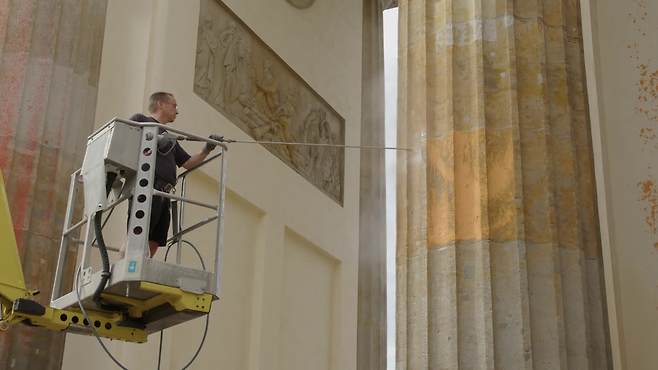 지난달 18일, 독일 브란덴부르크 문