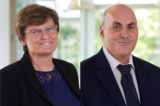 커털린 커리코 미국 펜실베이니아대 교수(왼쪽), 드류 와이스먼 펜실베이니아 의대 교수(오른쪽)