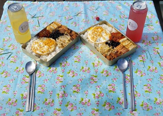 ▲ 광부도시락 메뉴.