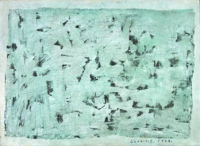 추상화인 '눈(雪)'(1964, 캔버스에 유채). 국립현대미술관 제공