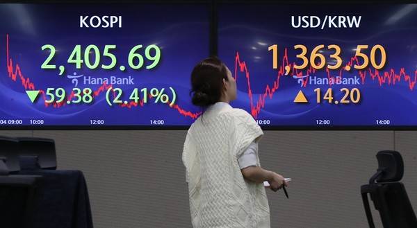 4일 원·달러 환율이 11개월 만에 최고치를 기록했다. [사진=뉴시스]