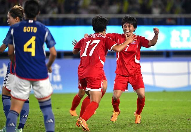 ▲ 북한 여자축구가 9년 만의 금메달 탈환에 실패했다 ⓒ연합뉴스/AFP