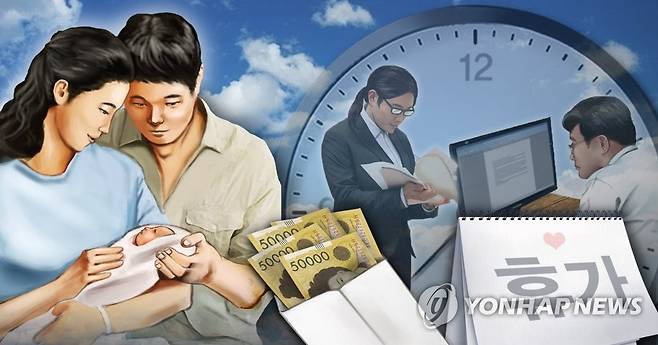 저출산대책ㆍ출산ㆍ육아(PG) [제작 이태호, 최자윤] 사진합성, 일러스트