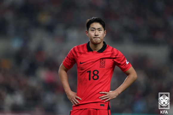 한국 축구대표팀의 이강인. [사진=대한축구협회(KFA)]