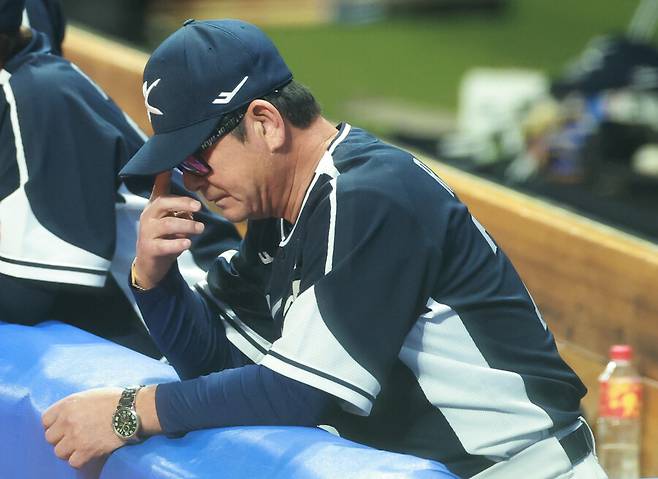 ▲ 대만과 예선전 당시 류중일 감독. ⓒ연합뉴스