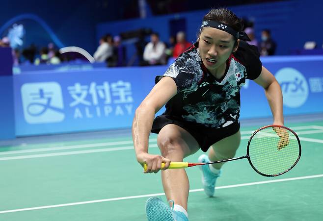 ▲ 안세영은 이번 대회 여자 단체전과 단식에서 정상을 밟았다. ⓒ 연합뉴스